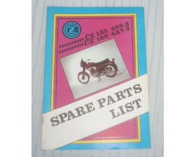 KATALOG DÍLŮ - ČZ 175/487.3 + 125/488.3  (ANGLICKÝ JAZYK)